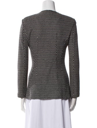 St. John Wool Printed Blazer