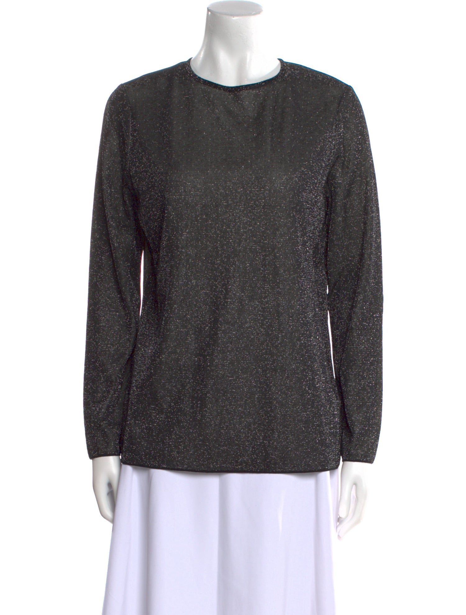 St. John Crew Neck Long Sleeve Sweatshirt