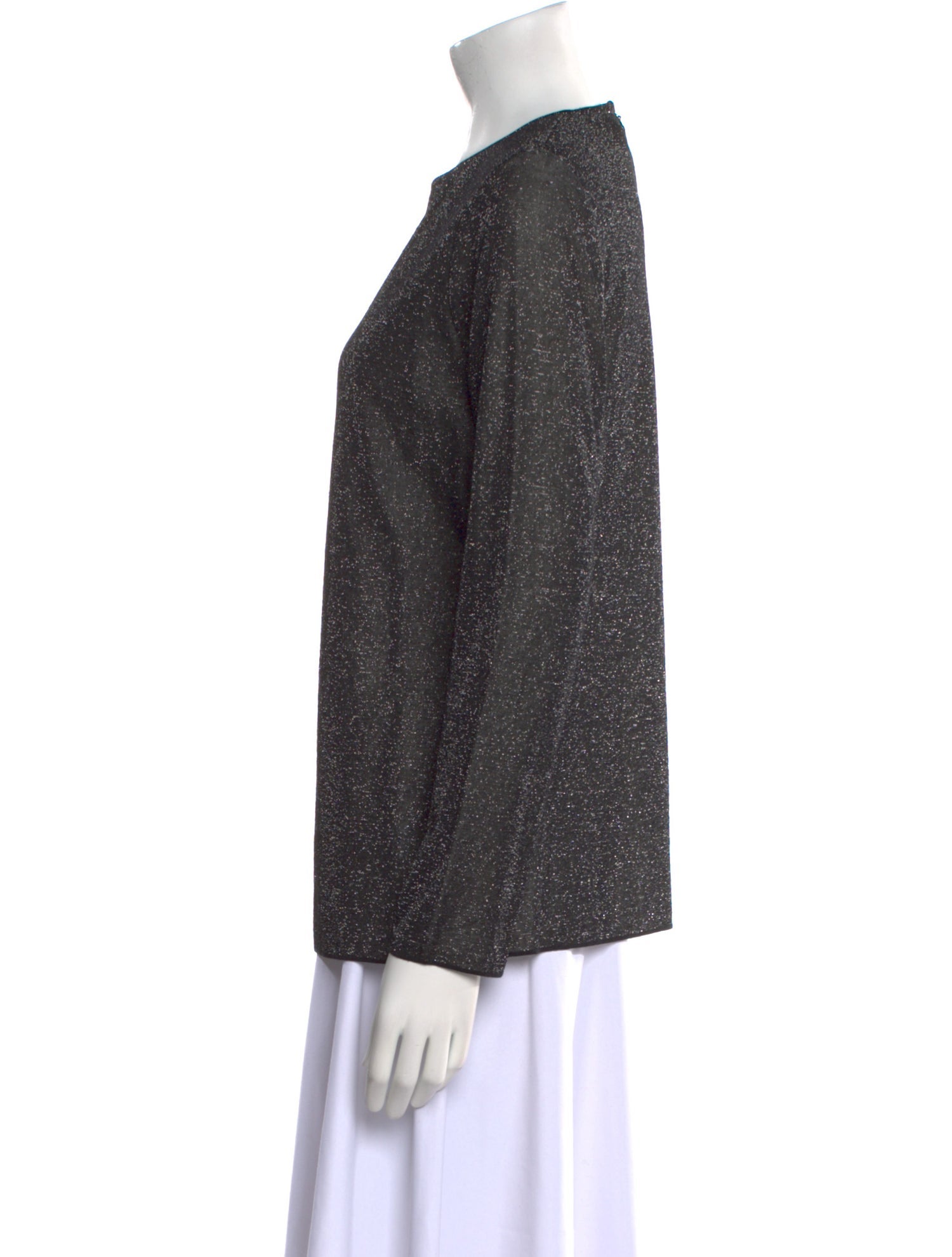 St. John Crew Neck Long Sleeve Sweatshirt