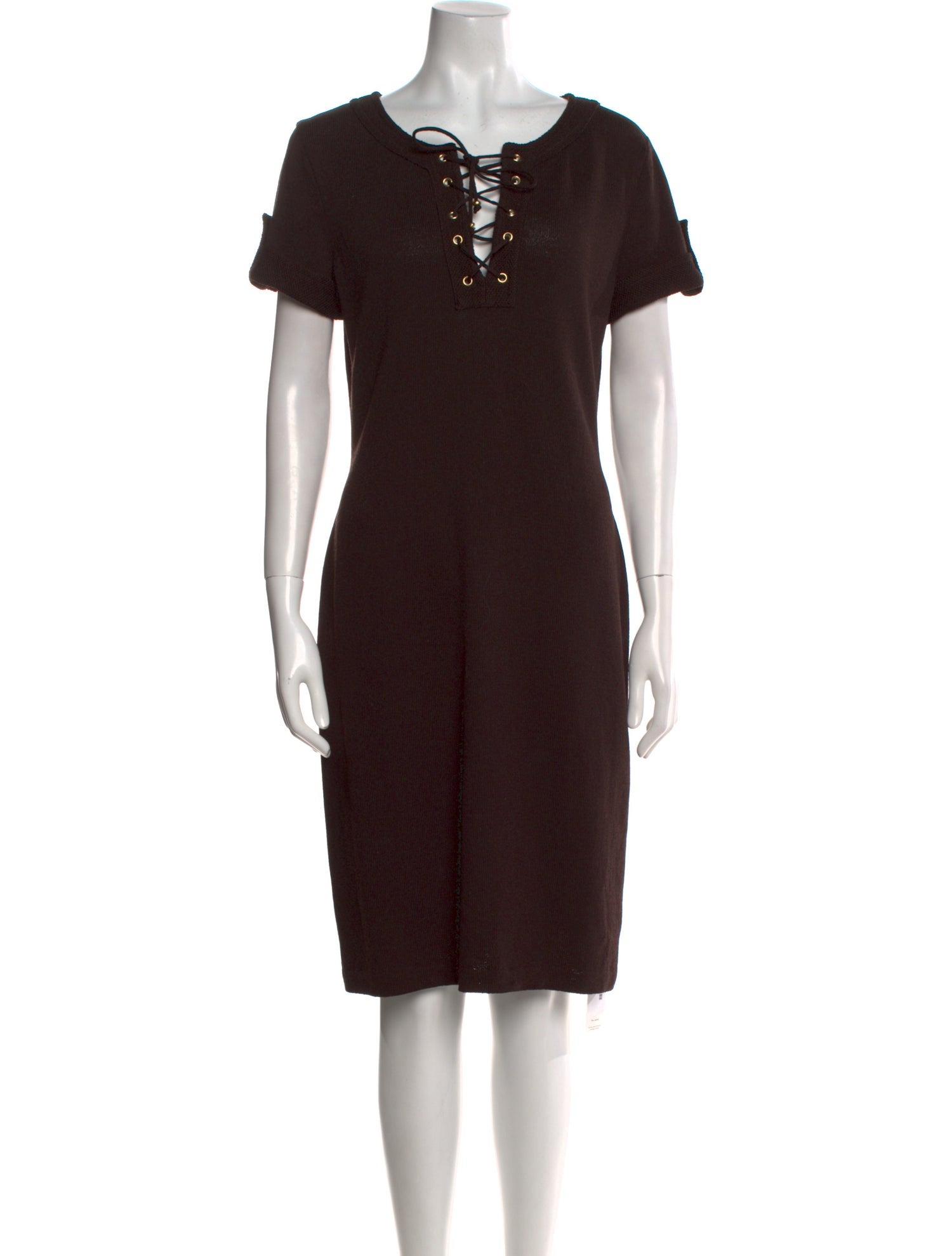 St. John Wool Knee-Length Dress