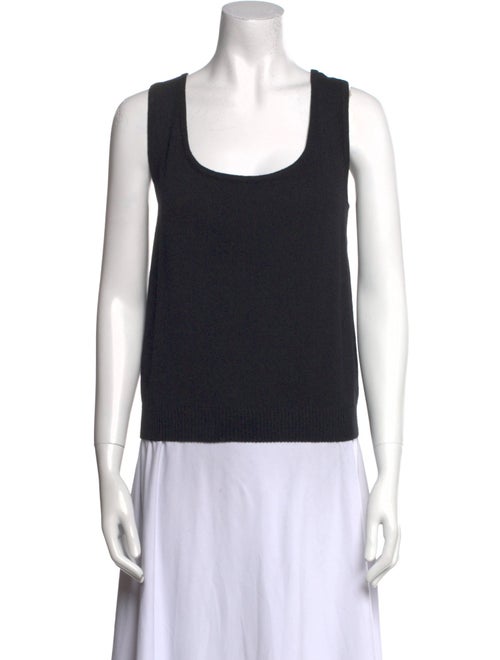 St. John Wool Scoop Neck Top