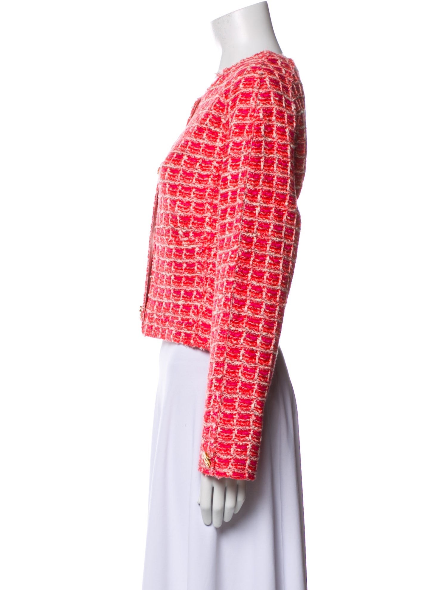 St. John Tweed Pattern Evening Jacket