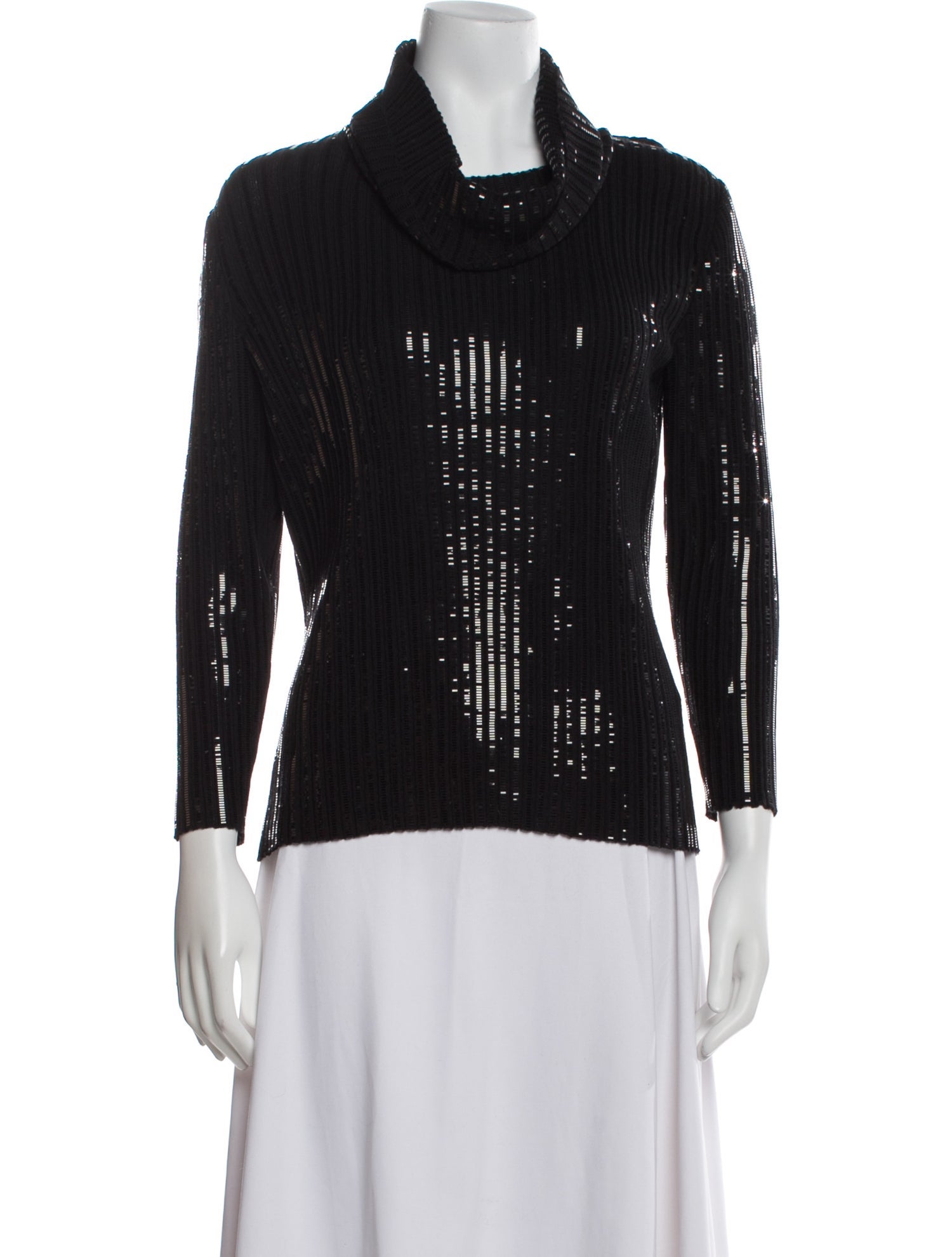 St. John Cowl Neck Sweater