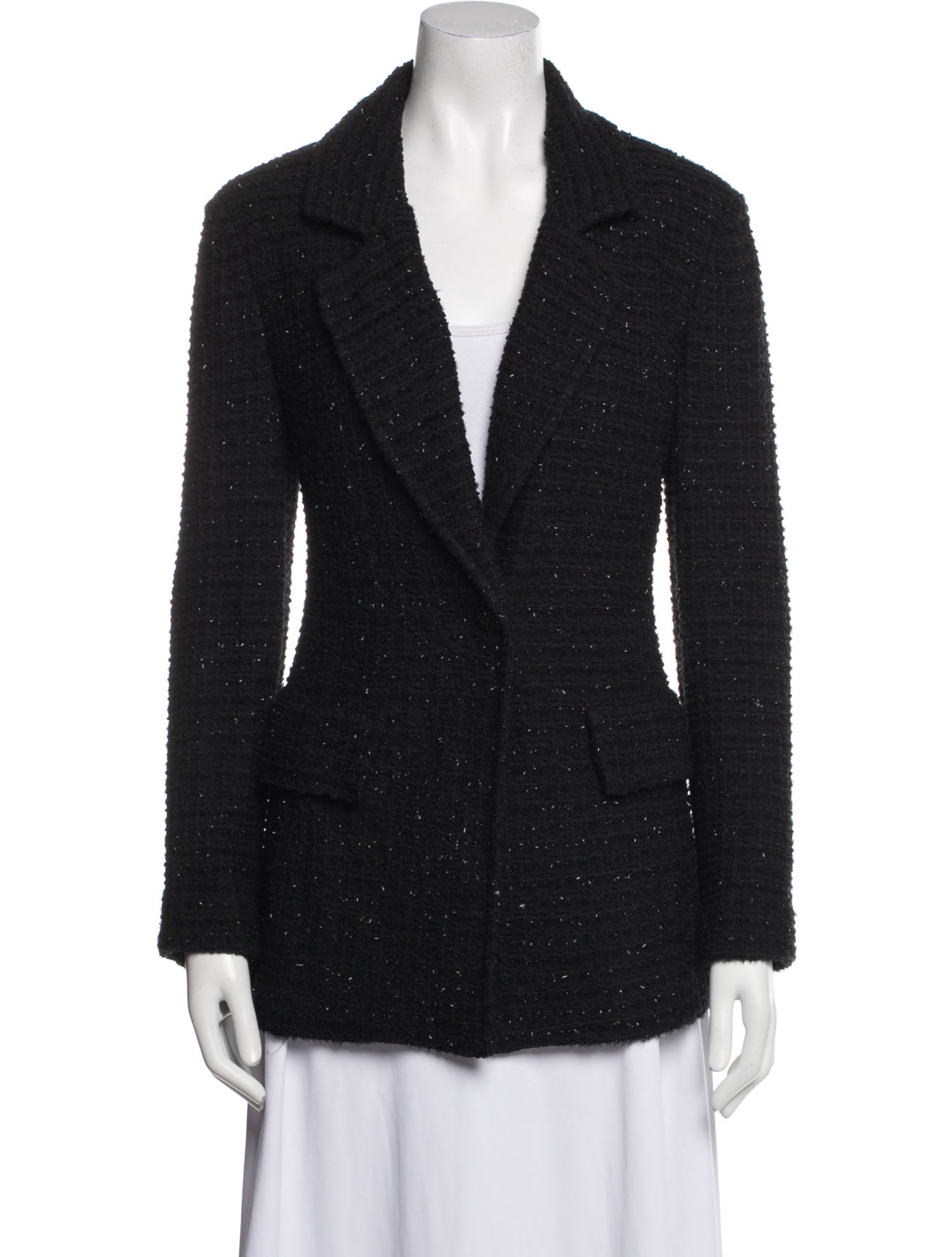 St. John Tweed Pattern Blazer