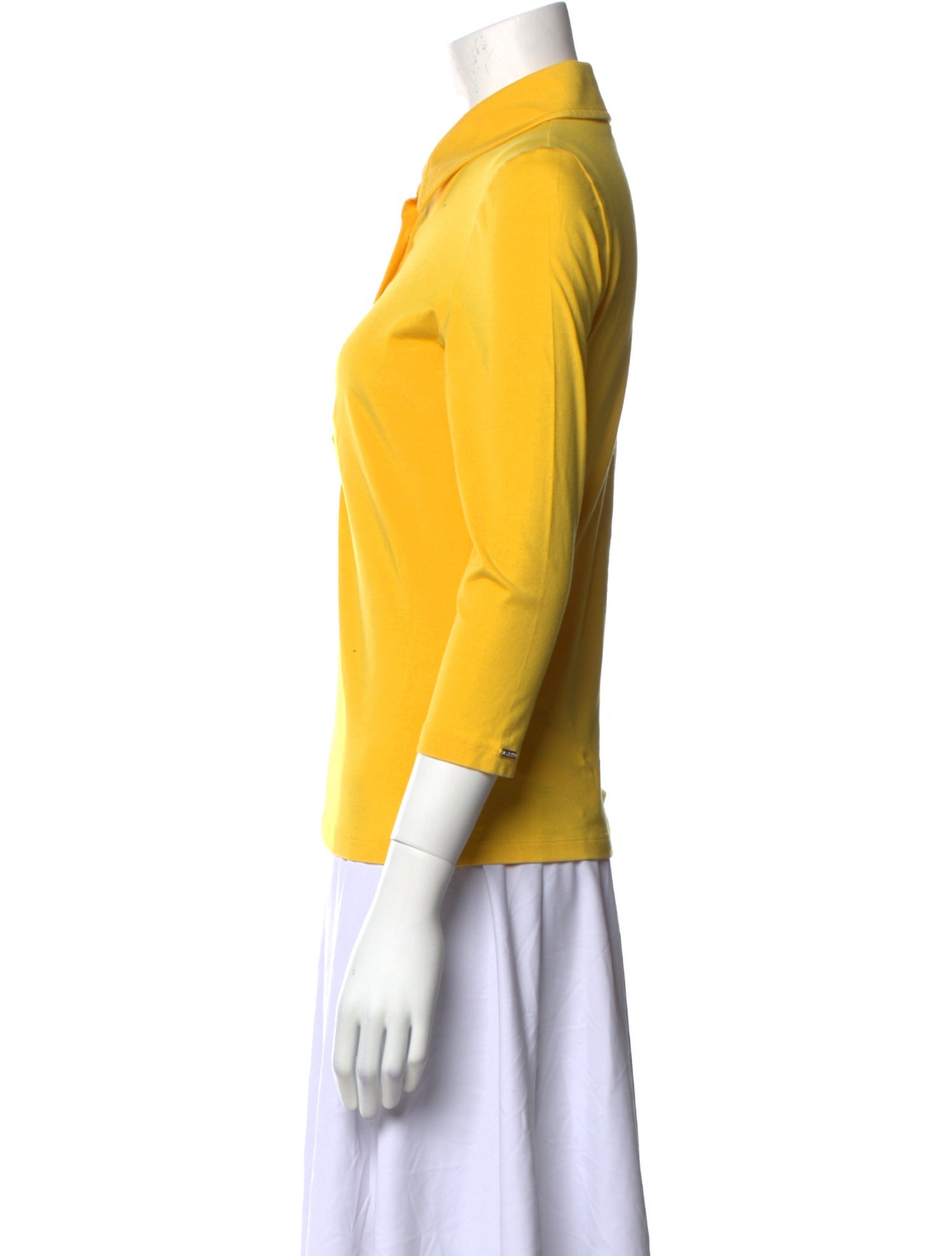 St. John Three-Quarter Sleeve Polo