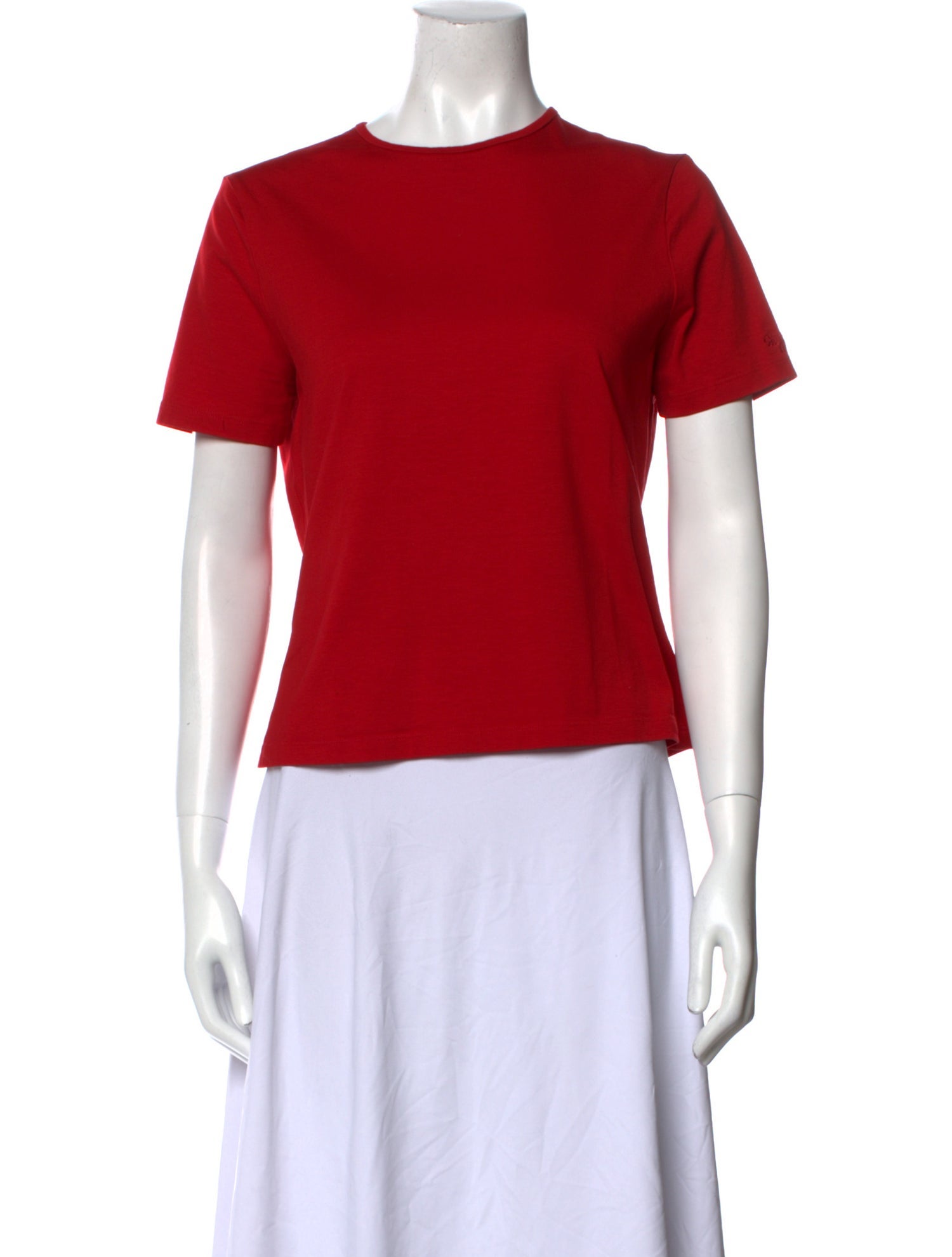 St. John Crew Neck Short Sleeve T-Shirt