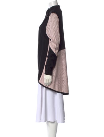 St. John Wool Mock Neck Sweater