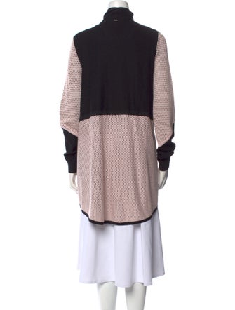 St. John Wool Mock Neck Sweater