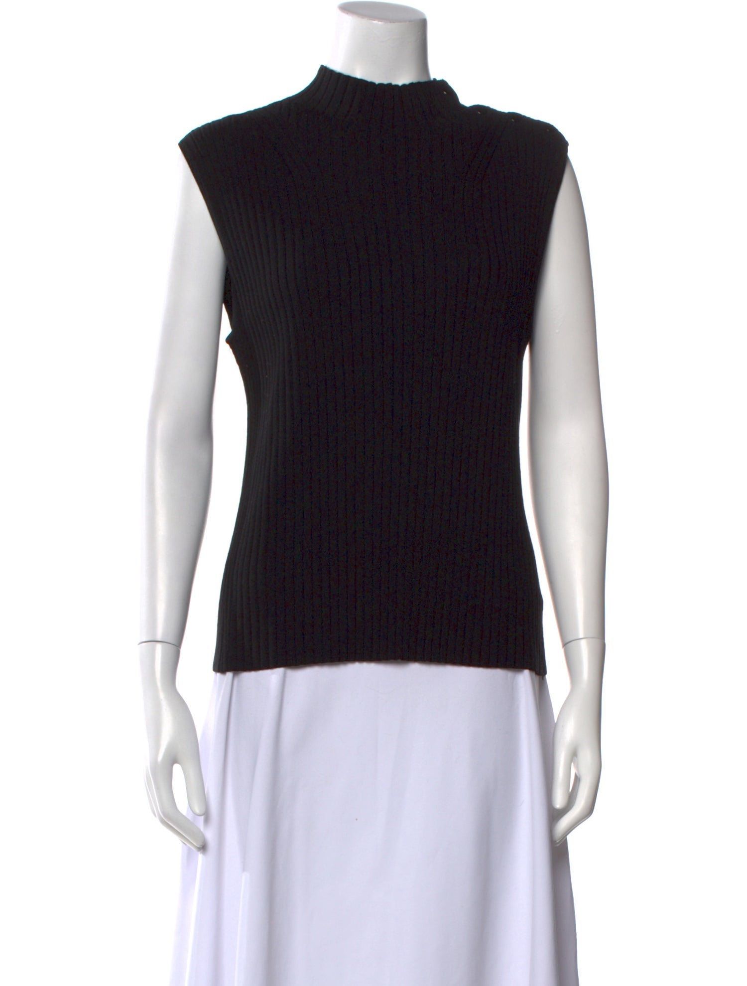 St. John Mock Neck Sweater