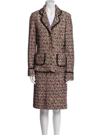 St. John Printed Skirt Set