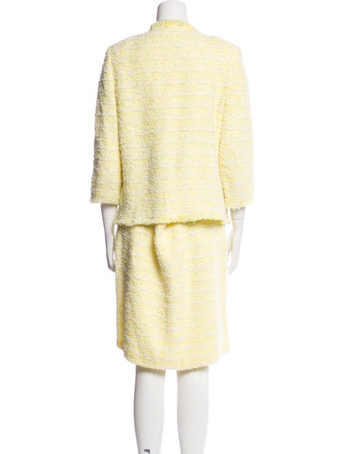 St. John Fringe Trim Accent Skirt Set