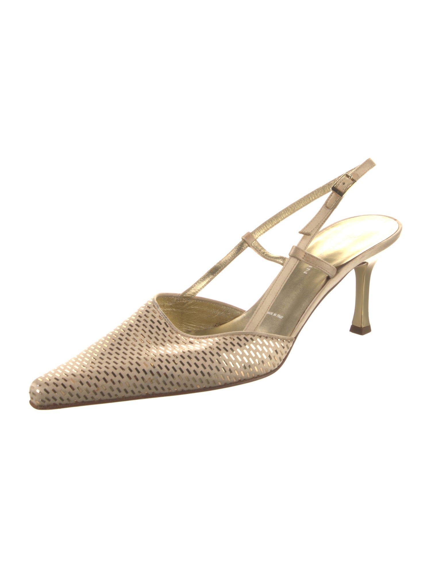 St. John Satin Slingback Pumps