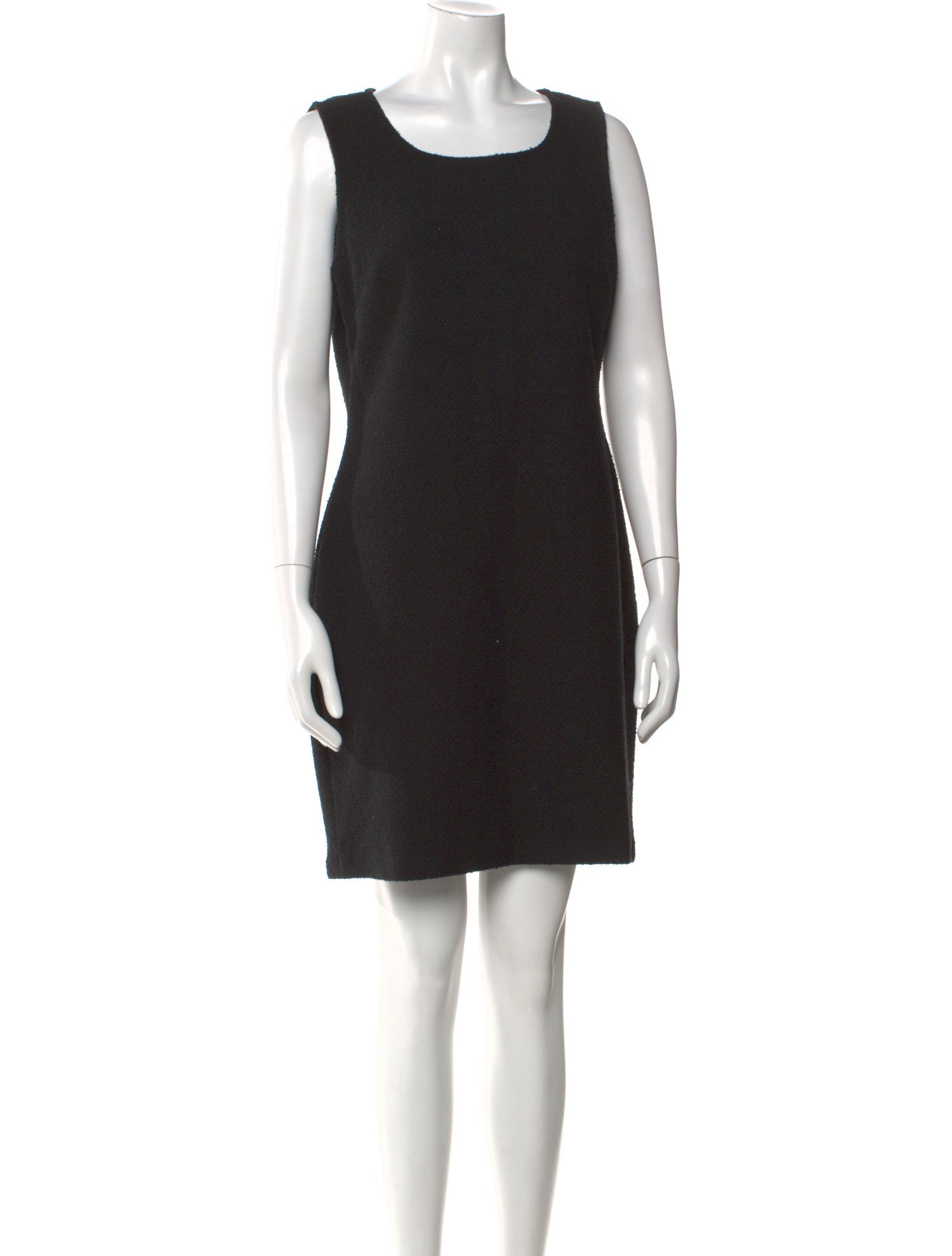 St. John Scoop Neck Mini Dress