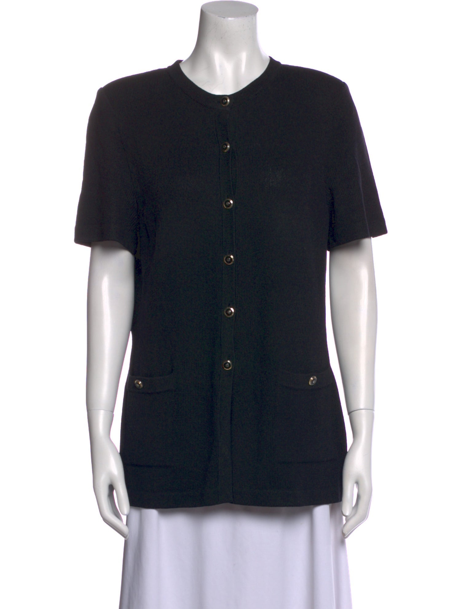 St. John Wool Scoop Neck Sweater