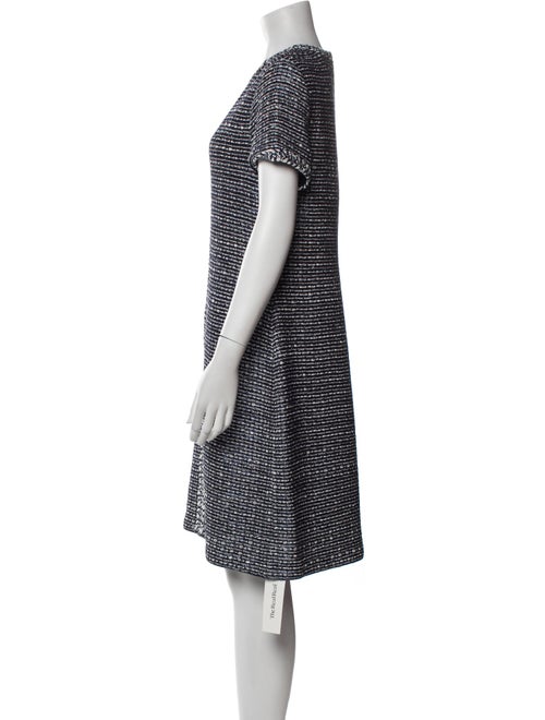 St. John Printed Knee-Length Dress