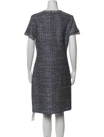 St. John Printed Knee-Length Dress