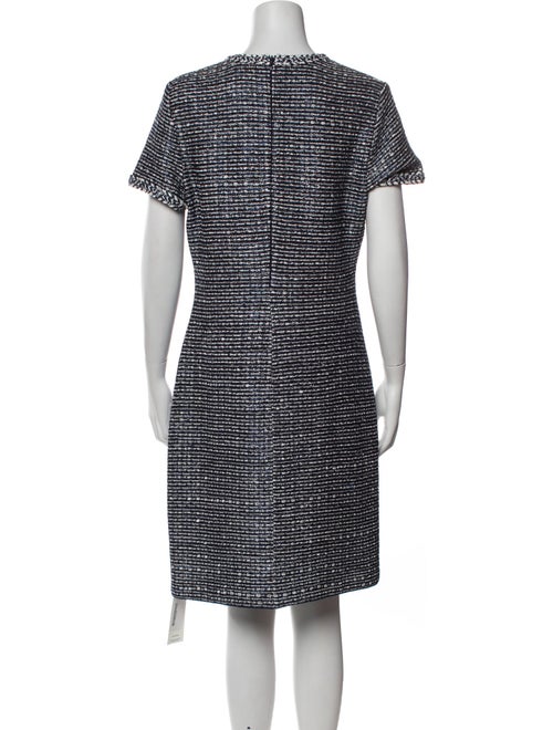 St. John Printed Knee-Length Dress