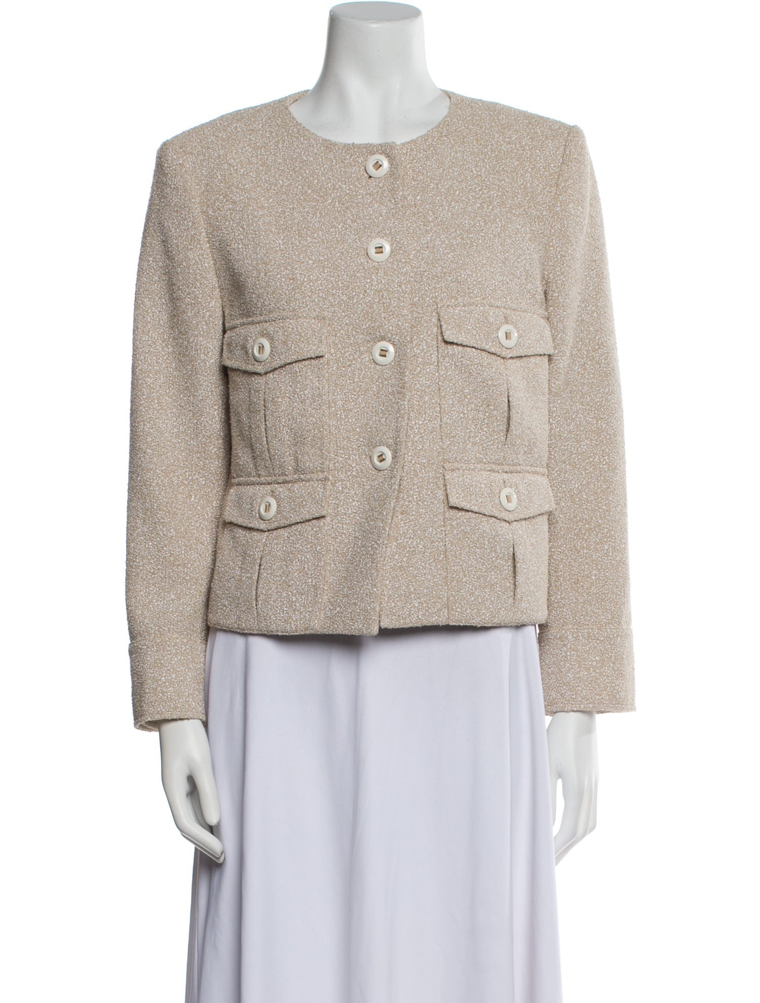 St. John Tweed Pattern Jacket