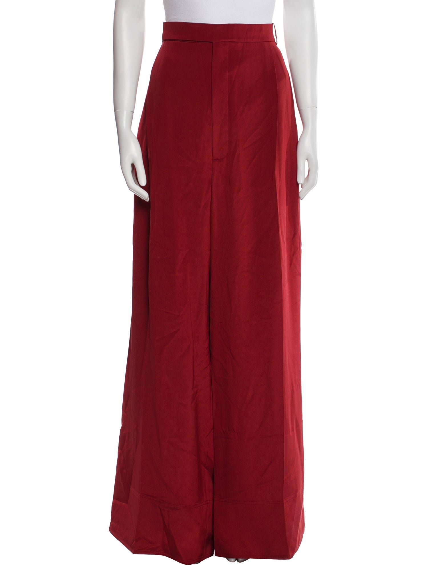 St. John Silk Wide Leg Pants