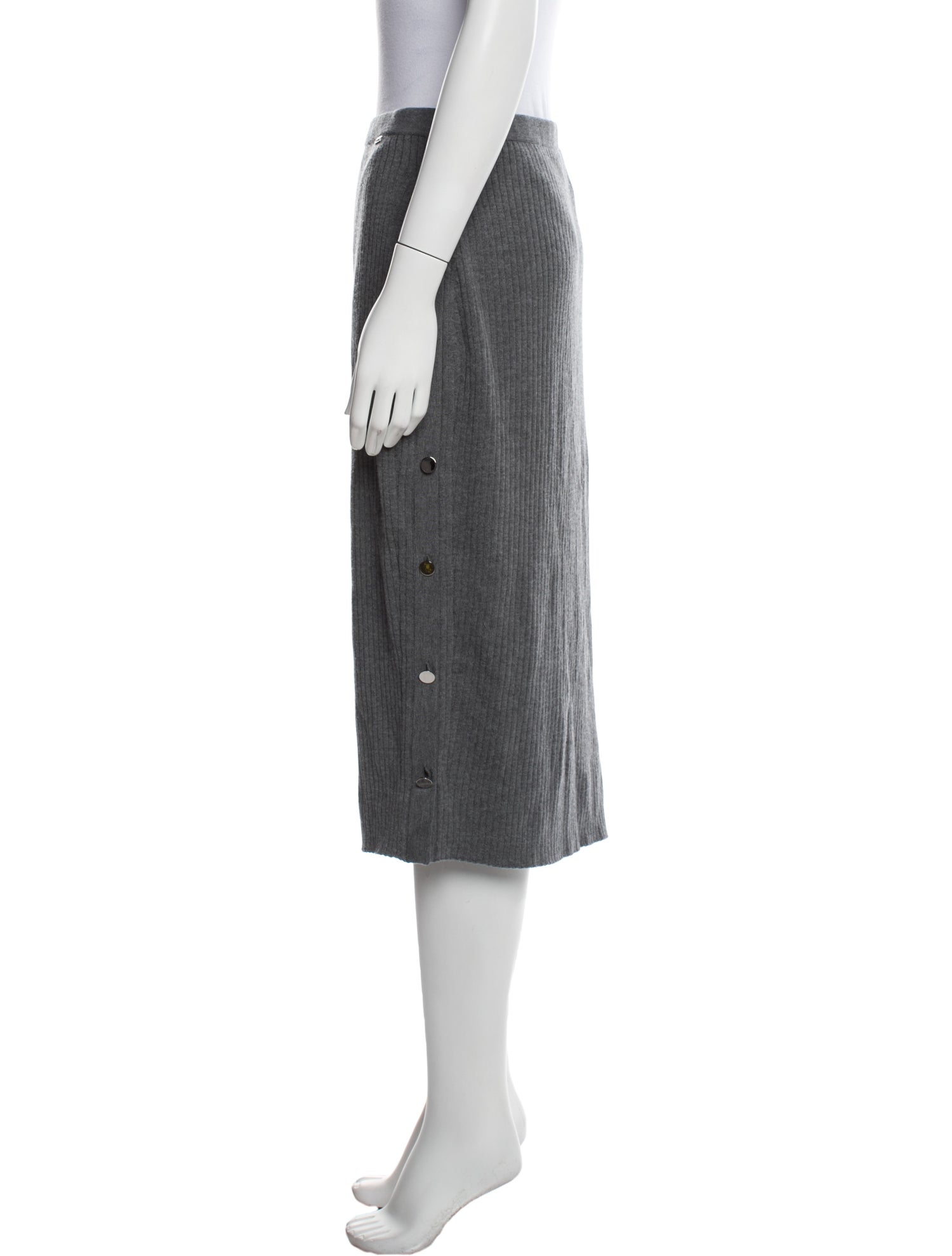 St. John Wool Knee-Length Skirt
