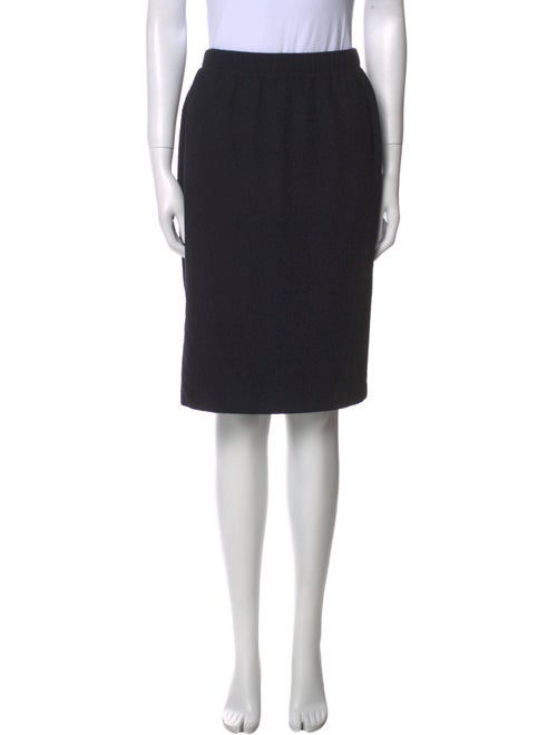 St. John Wool Knee-Length Skirt