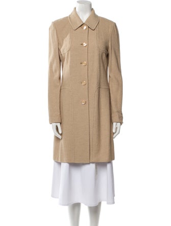 St. John Printed Trench Coat