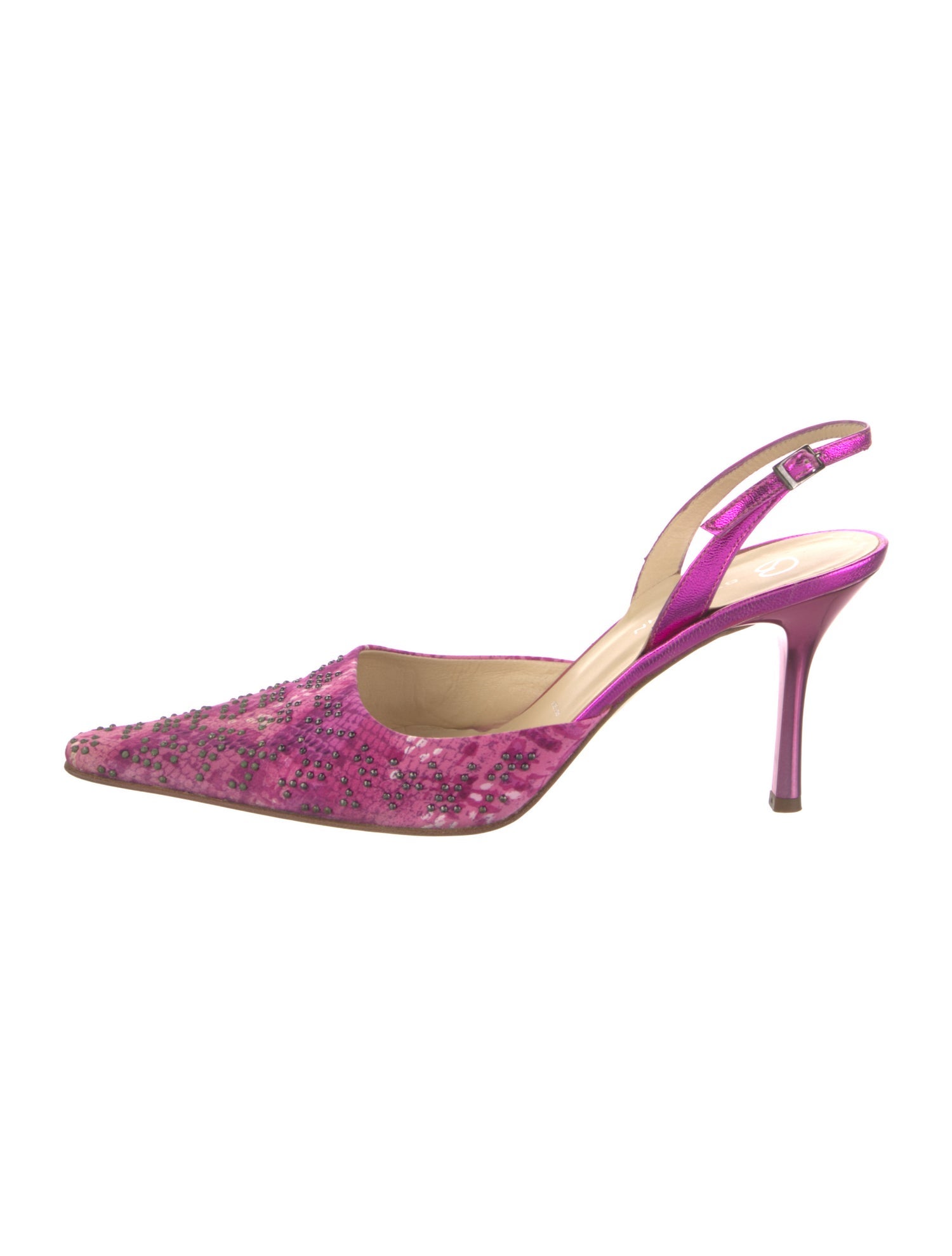 St. John Satin Slingback Pumps