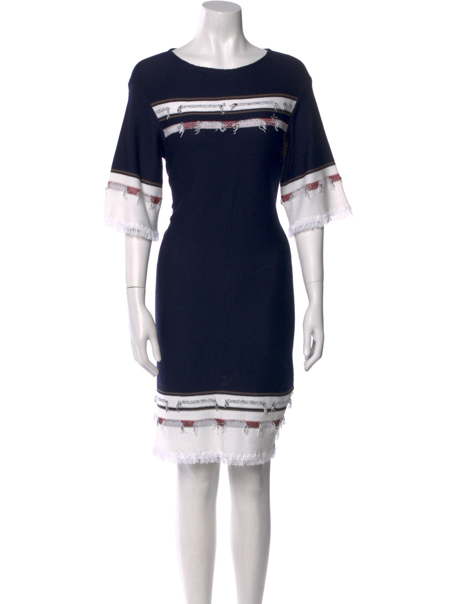 St. John Wool Knee-Length Dress