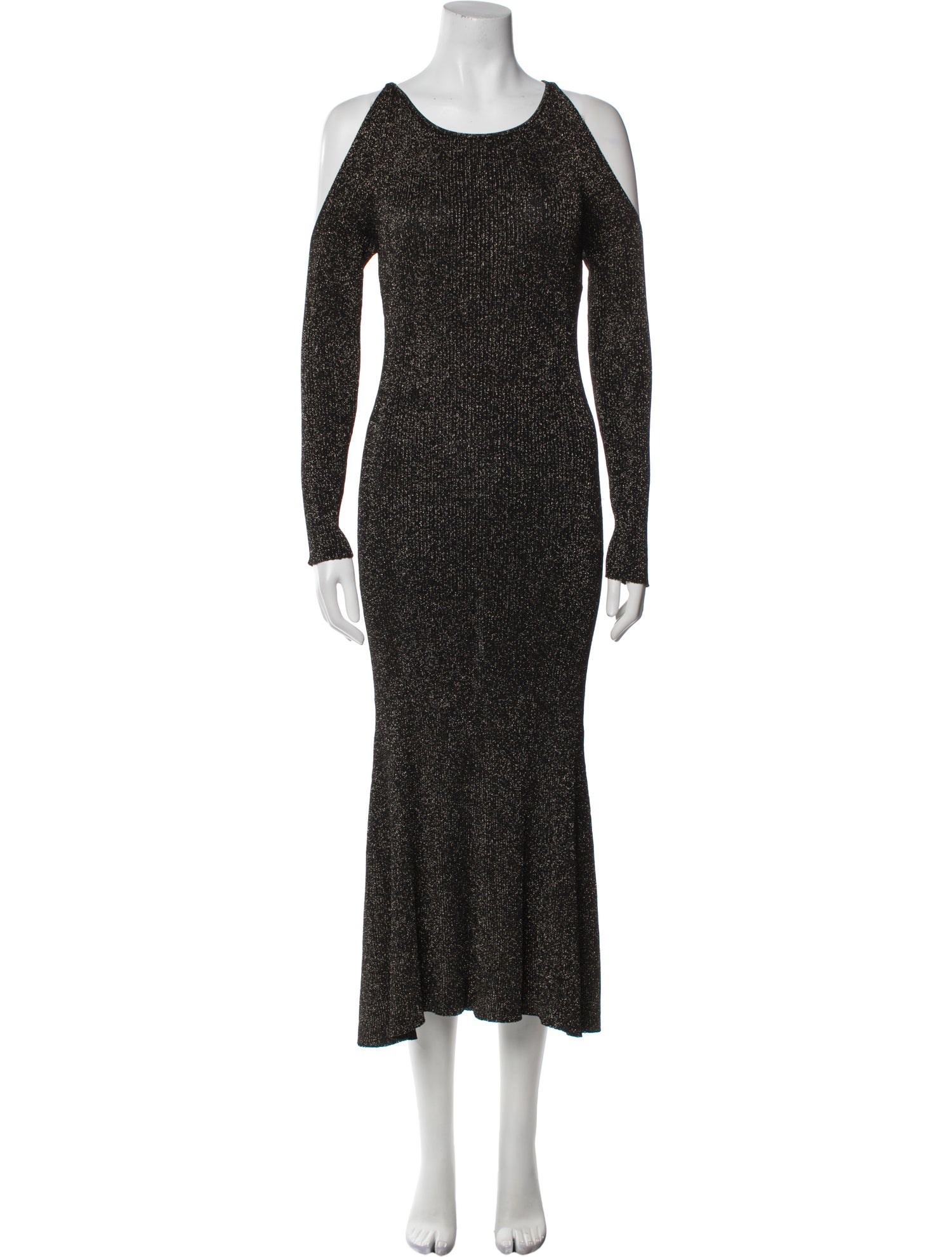 St. John Scoop Neck Long Dress