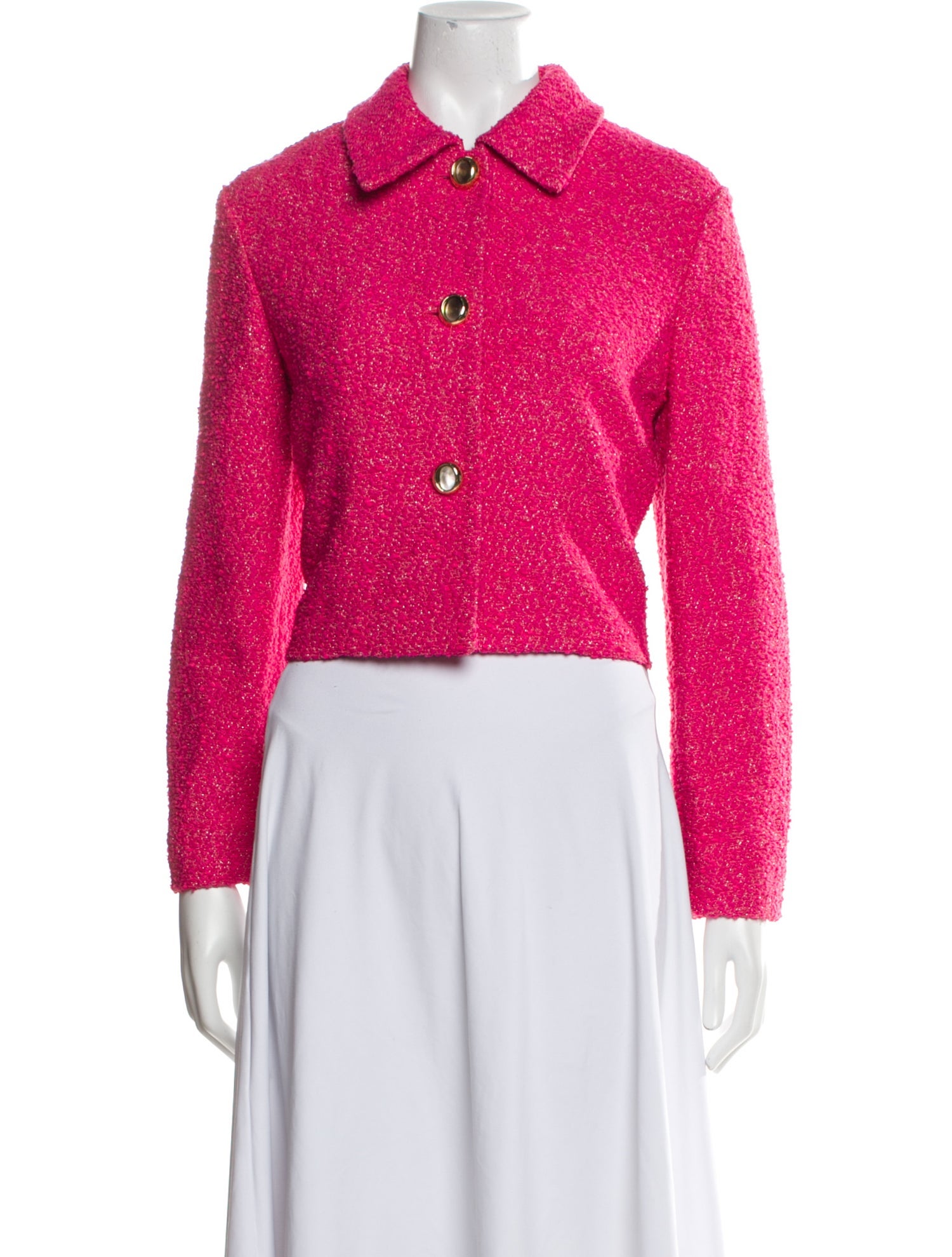 St. John Tweed Pattern Evening Jacket