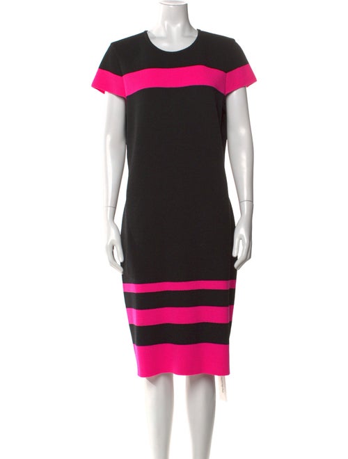 St. John Wool Midi Length Dress