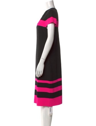 St. John Wool Midi Length Dress