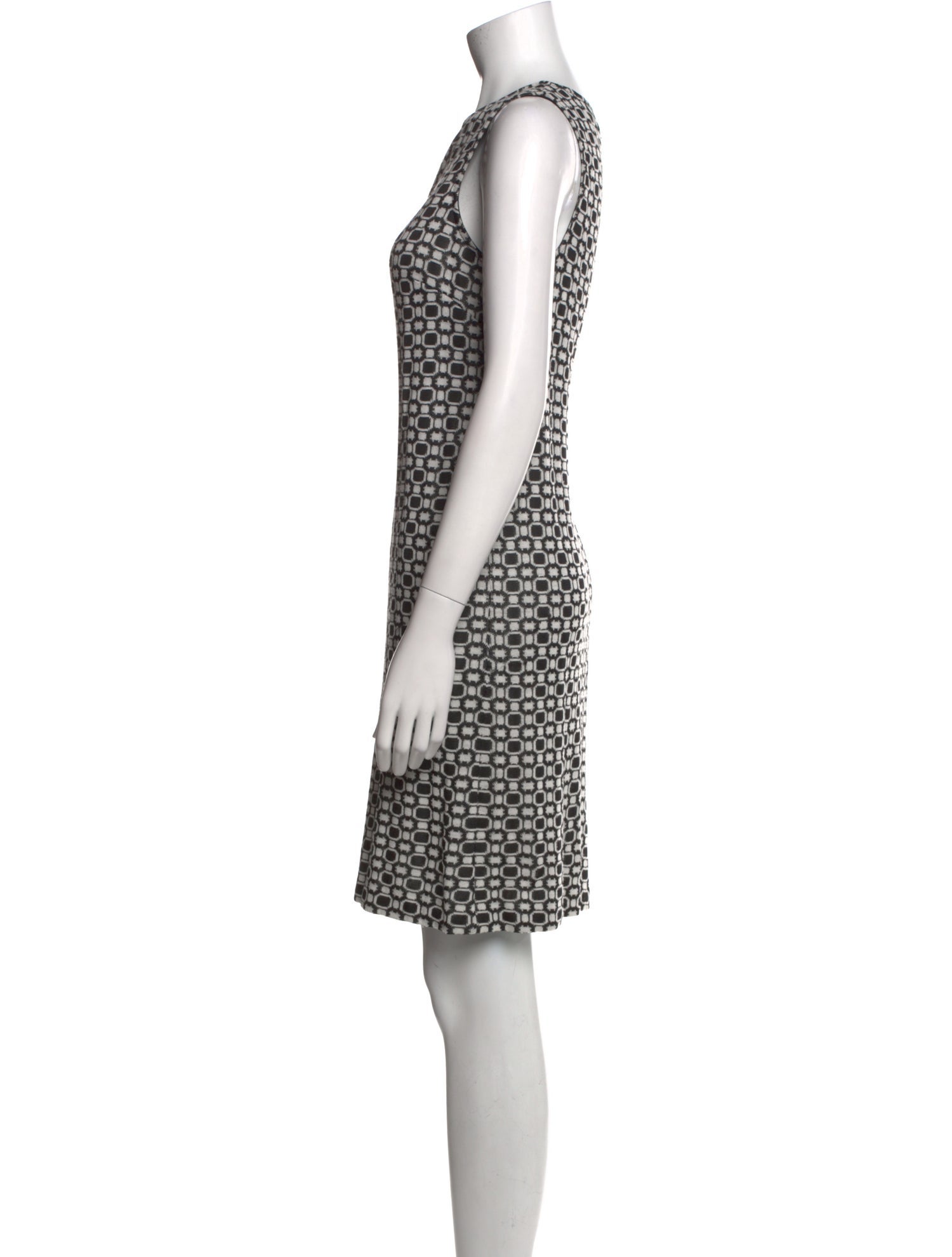 St. John Printed Mini Dress