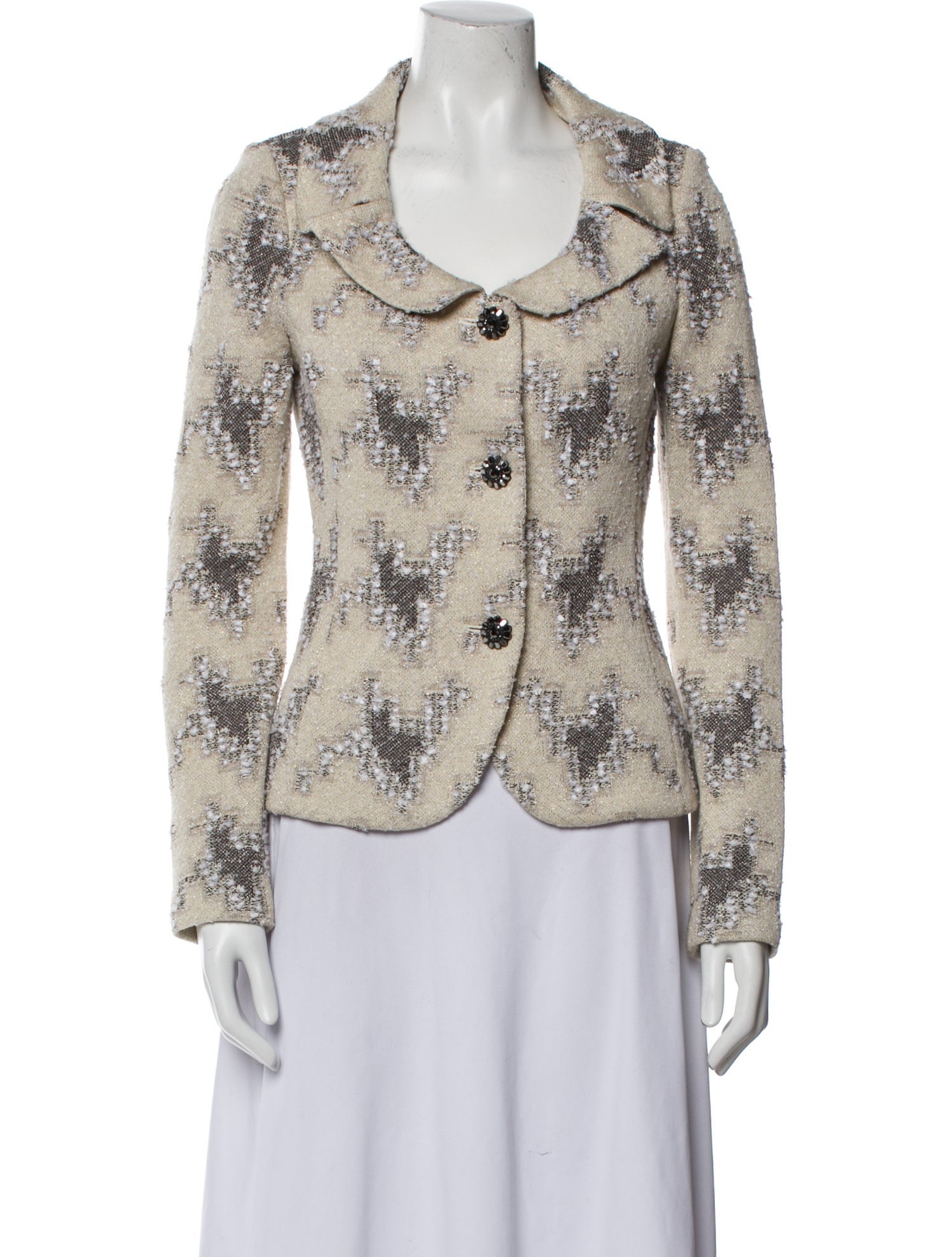 St. John Printed Evening Jacket