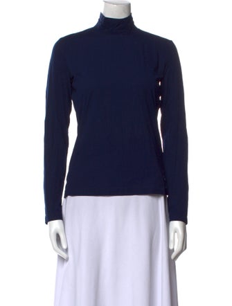 St. John Turtleneck Long Sleeve Top