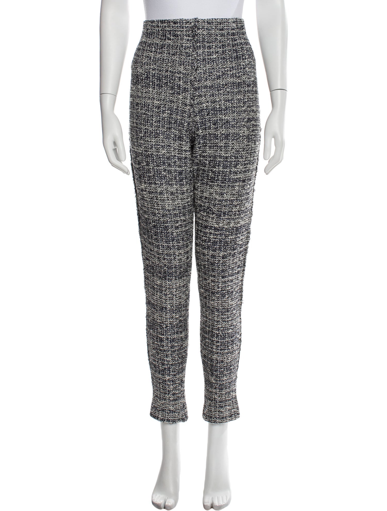 St. John Printed Skinny Leg Pants