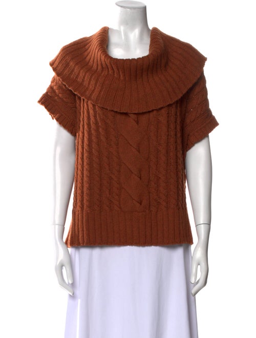 St. John Wool Cowl Neck Sweater