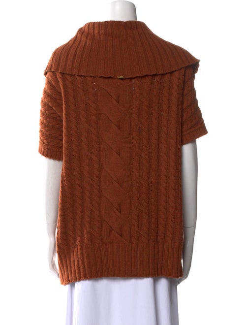 St. John Wool Cowl Neck Sweater