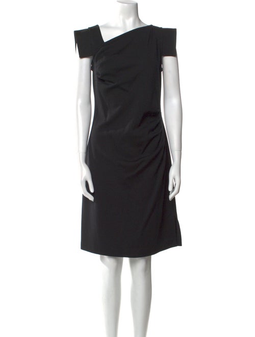 St. John One-Shoulder Mini Dress