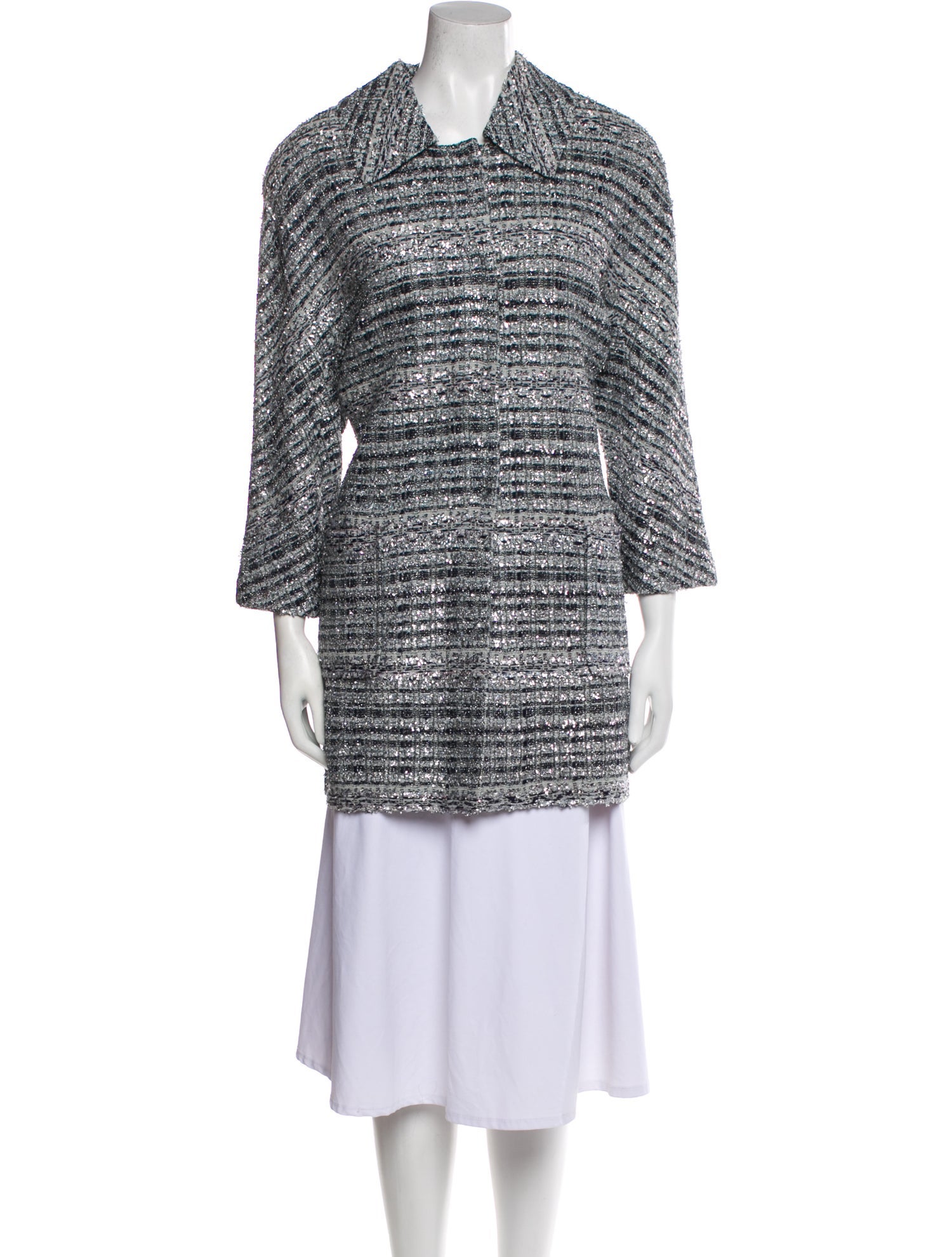 St. John Striped Coat w/ Tags