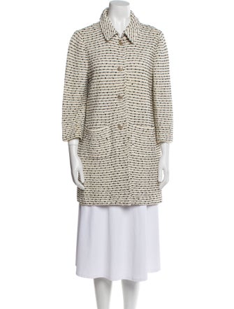 St. John Tweed Pattern Coat