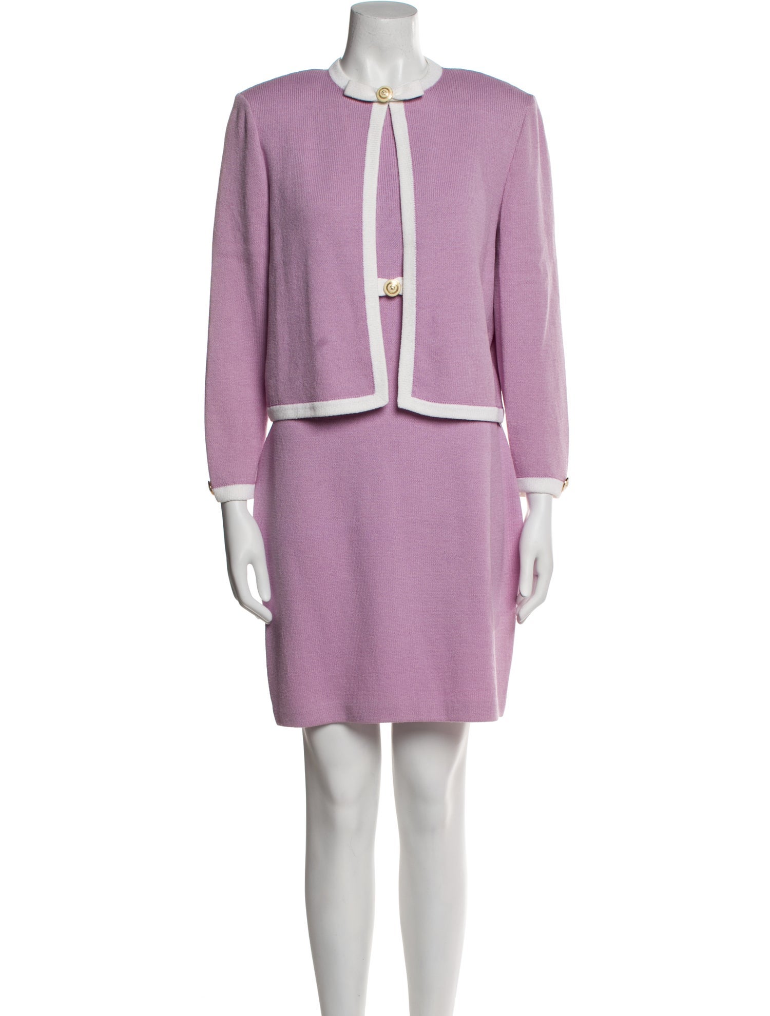 St. John Bow Accents Dress Set