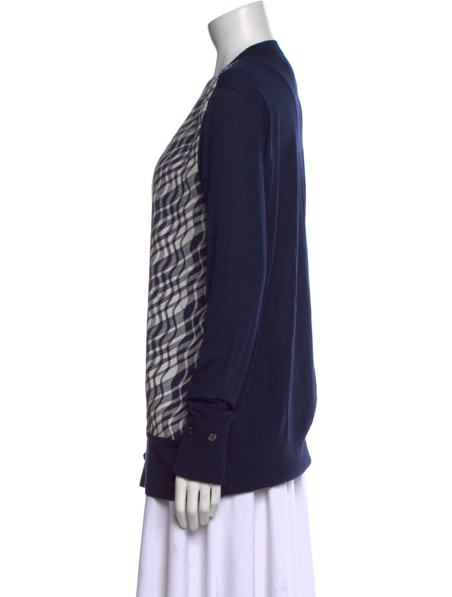 St. John Wool Printed Sweater
