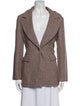 St. John Tweed Pattern Blazer