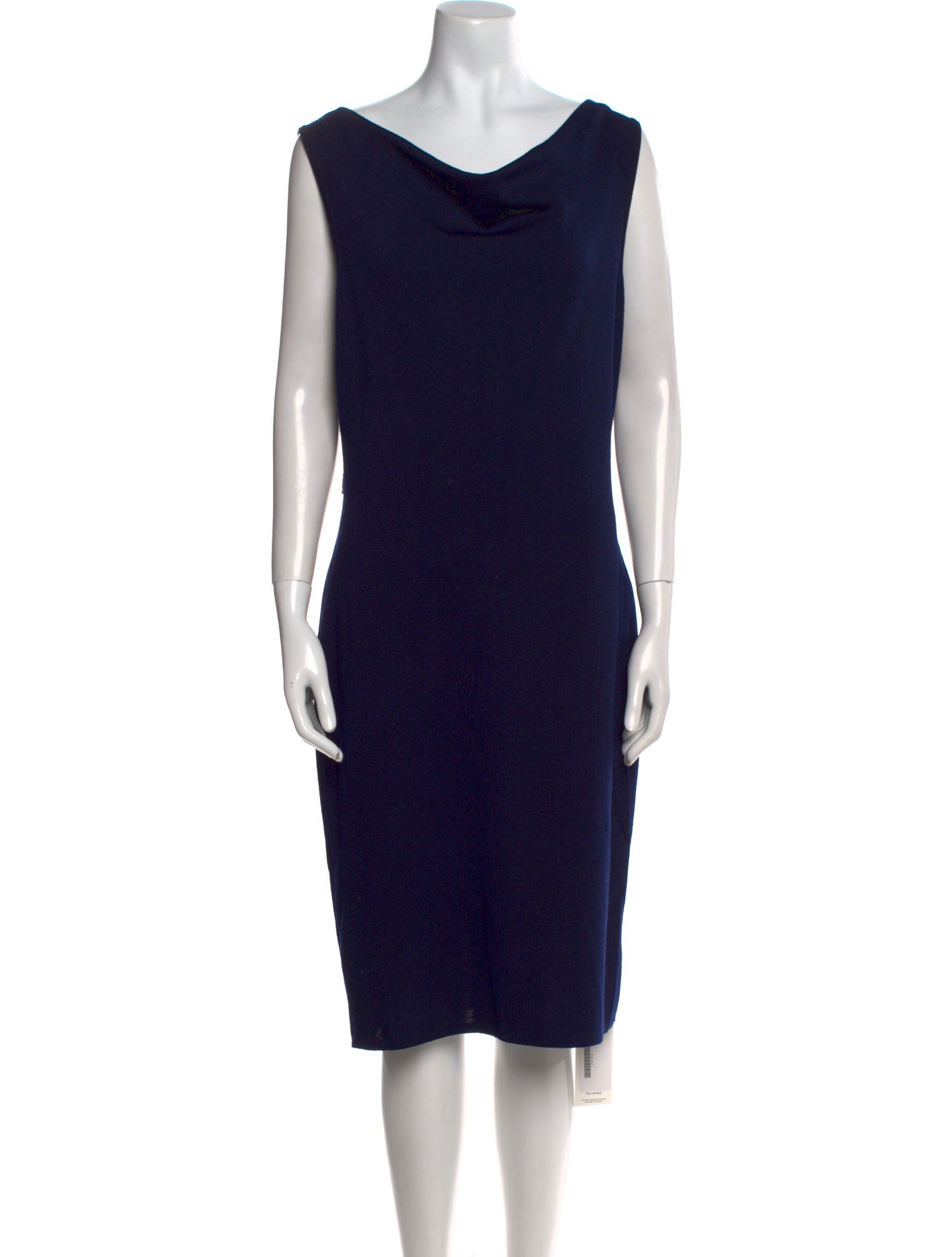 St. John Wool Midi Length Dress