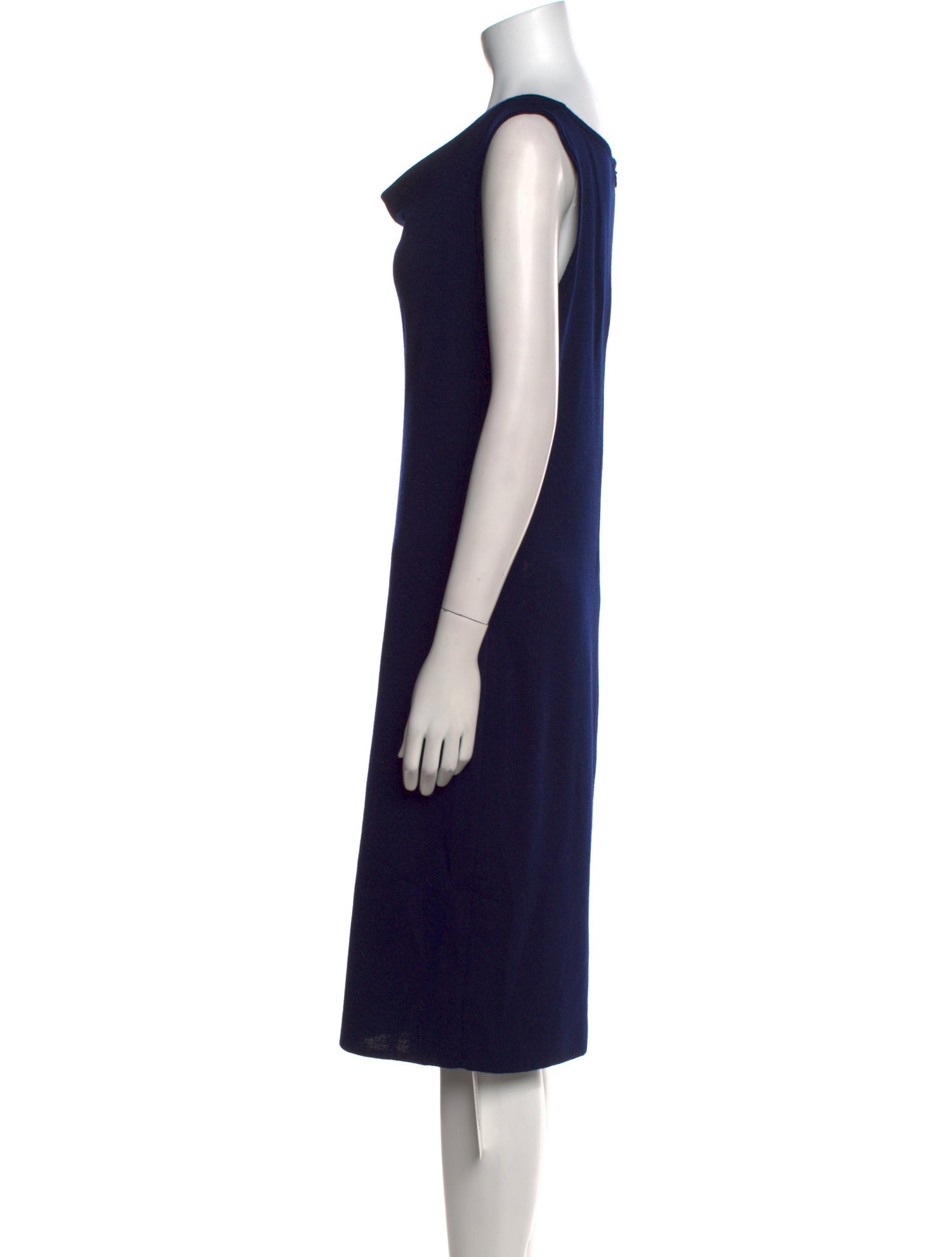 St. John Wool Midi Length Dress
