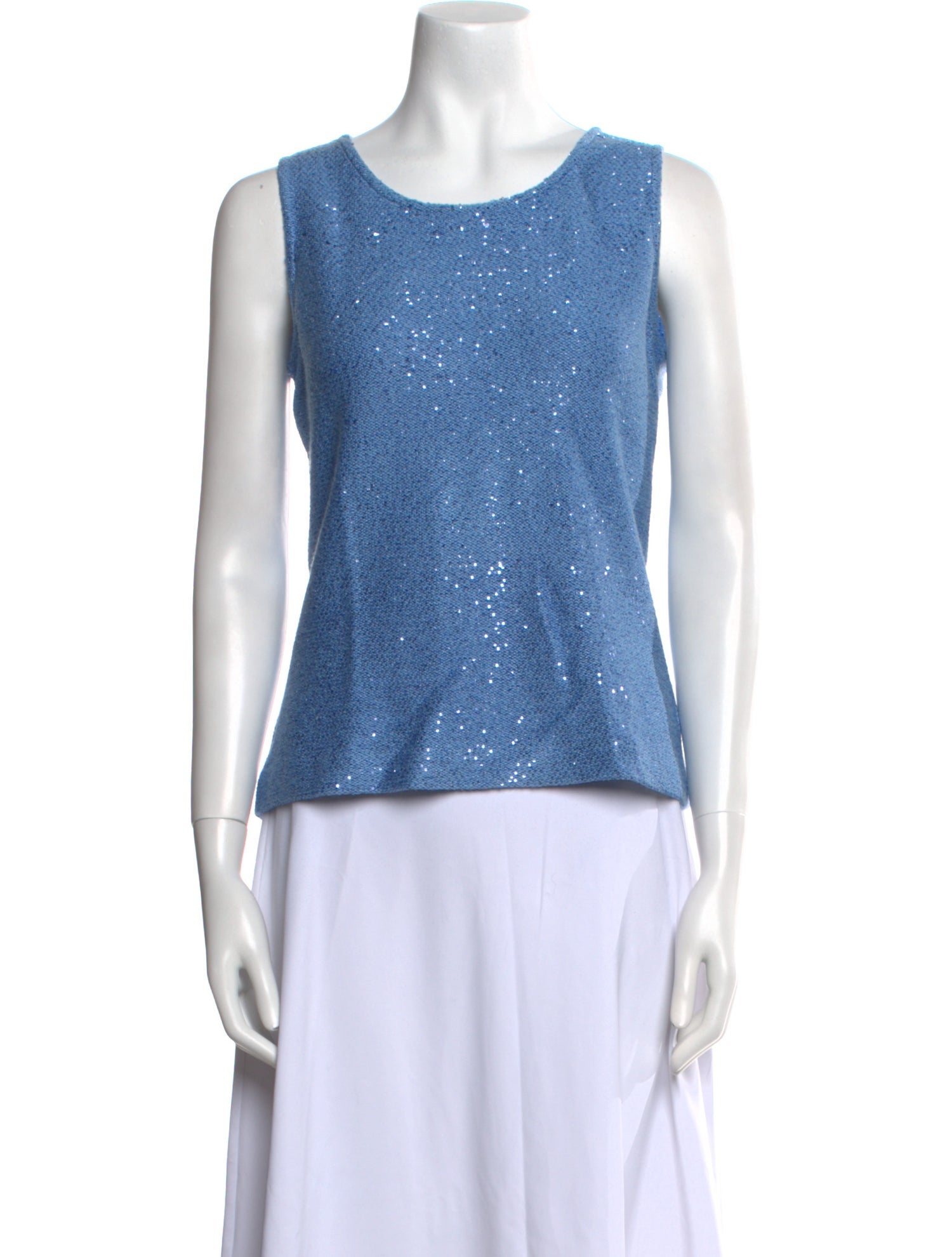 St. John Scoop Neck Sweater