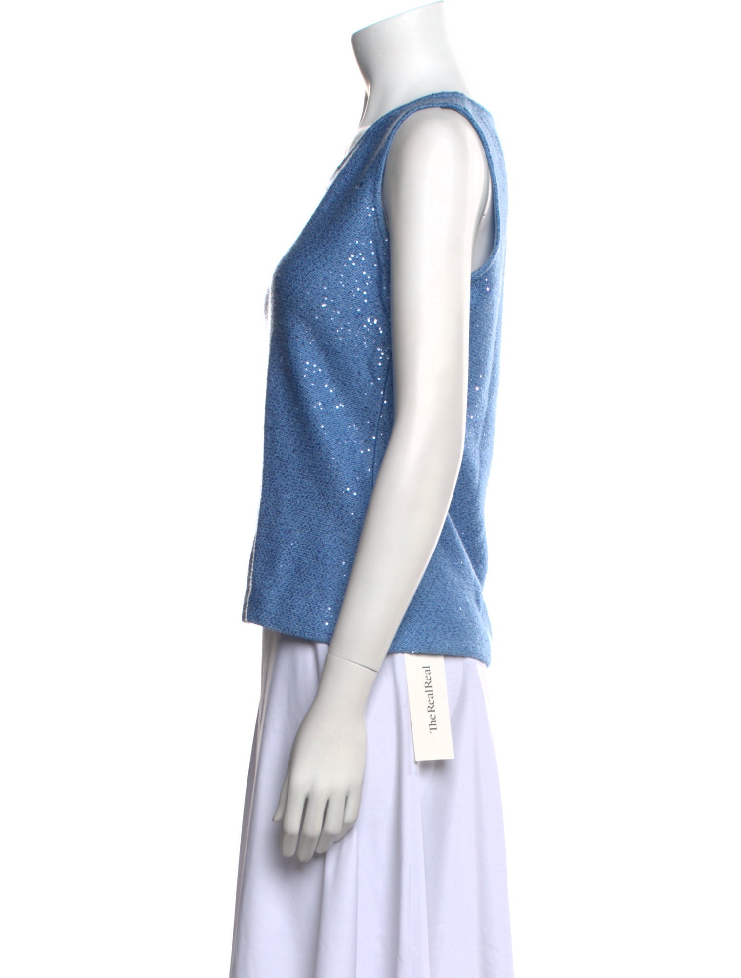 St. John Scoop Neck Sweater