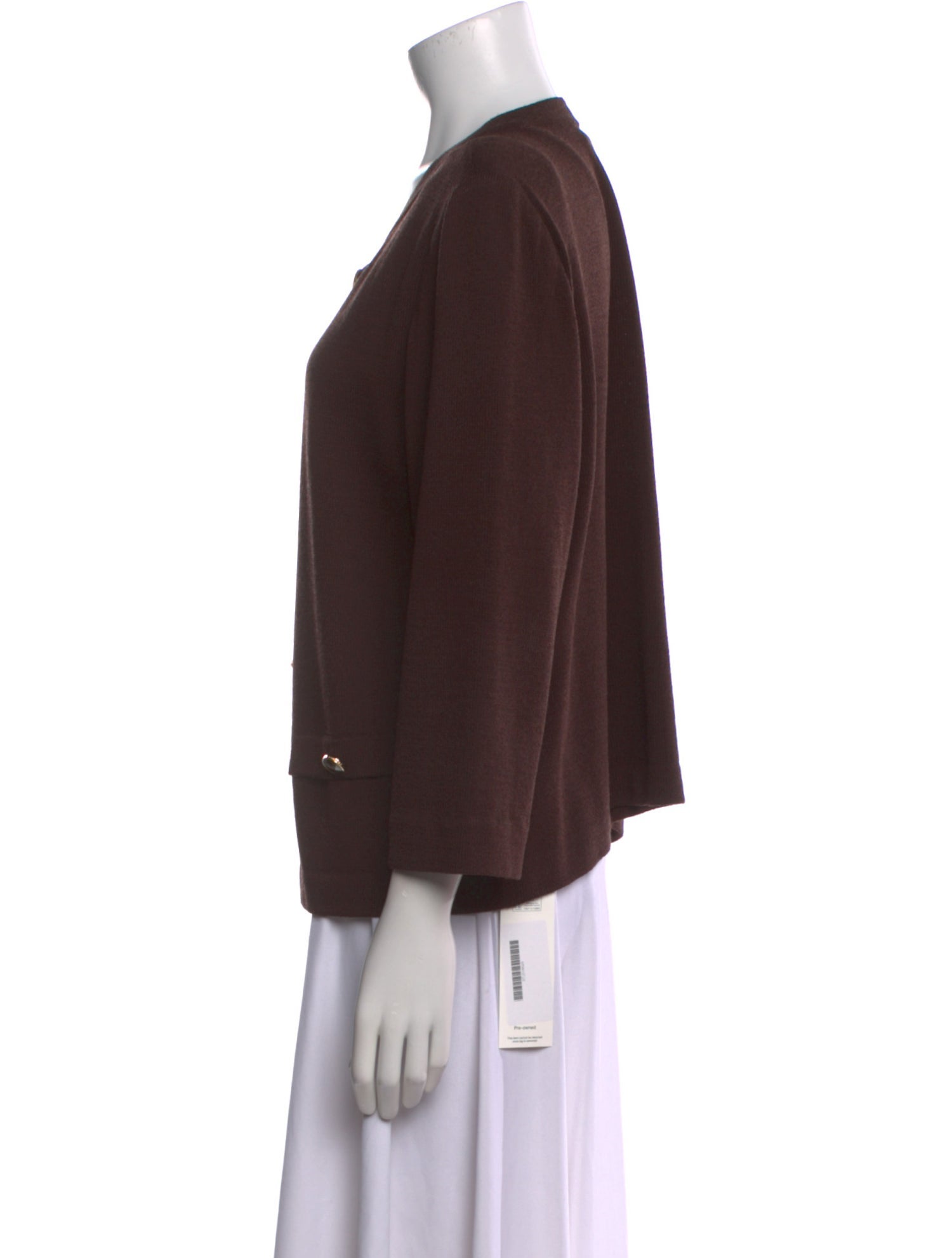 St. John Wool Scoop Neck Sweater