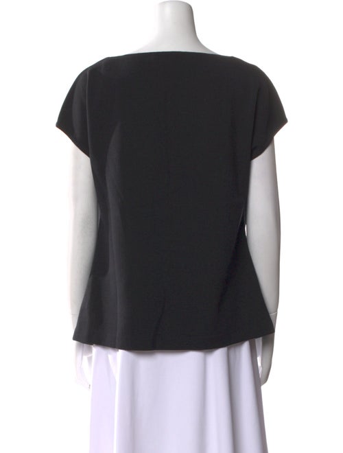 St. John Wool Cowl Neck Top